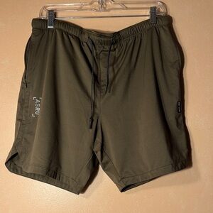 ASRV Men's Athletic Green Shorts EUC